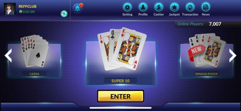 Cara main IDNPOKER Super10 Online